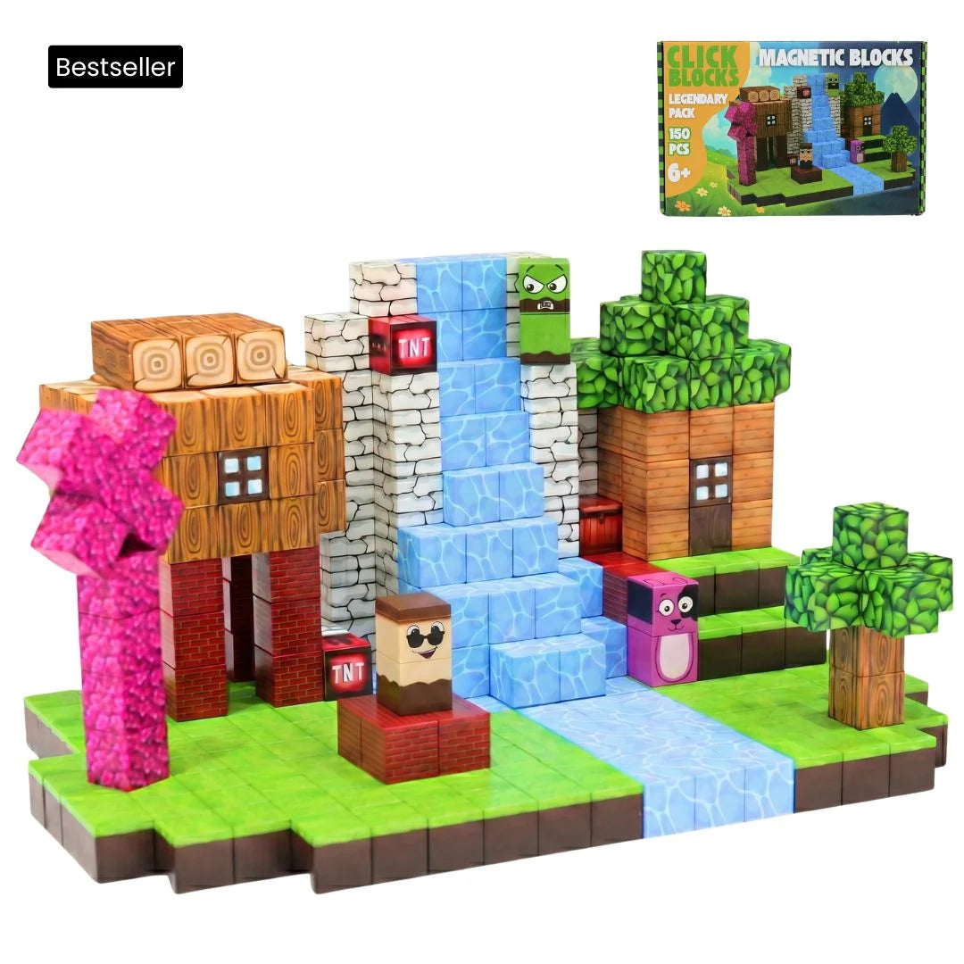 Click Blocks - Building Magnets For Reducing Screentime & Hours Of Fun