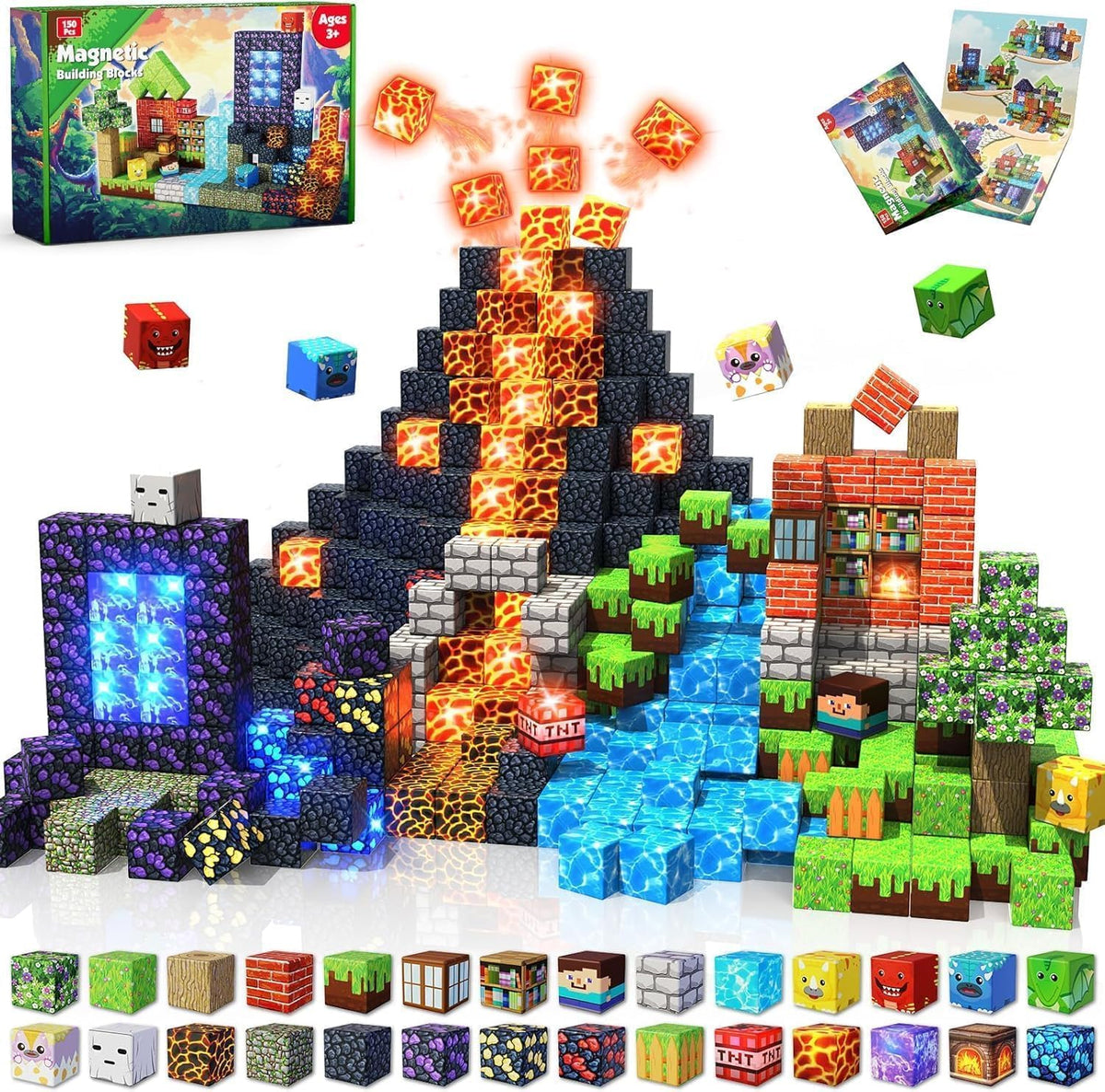 Giochi Geniali™ Blocchi Magnetici – Riducono gli Schermi e Sviluppano la Creatività nei Bambini